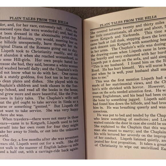 Vintage Rudyard Kipling Story Of Gadsbys & Plain Tales From Hills Punjab Edition - Picture 9 of 15